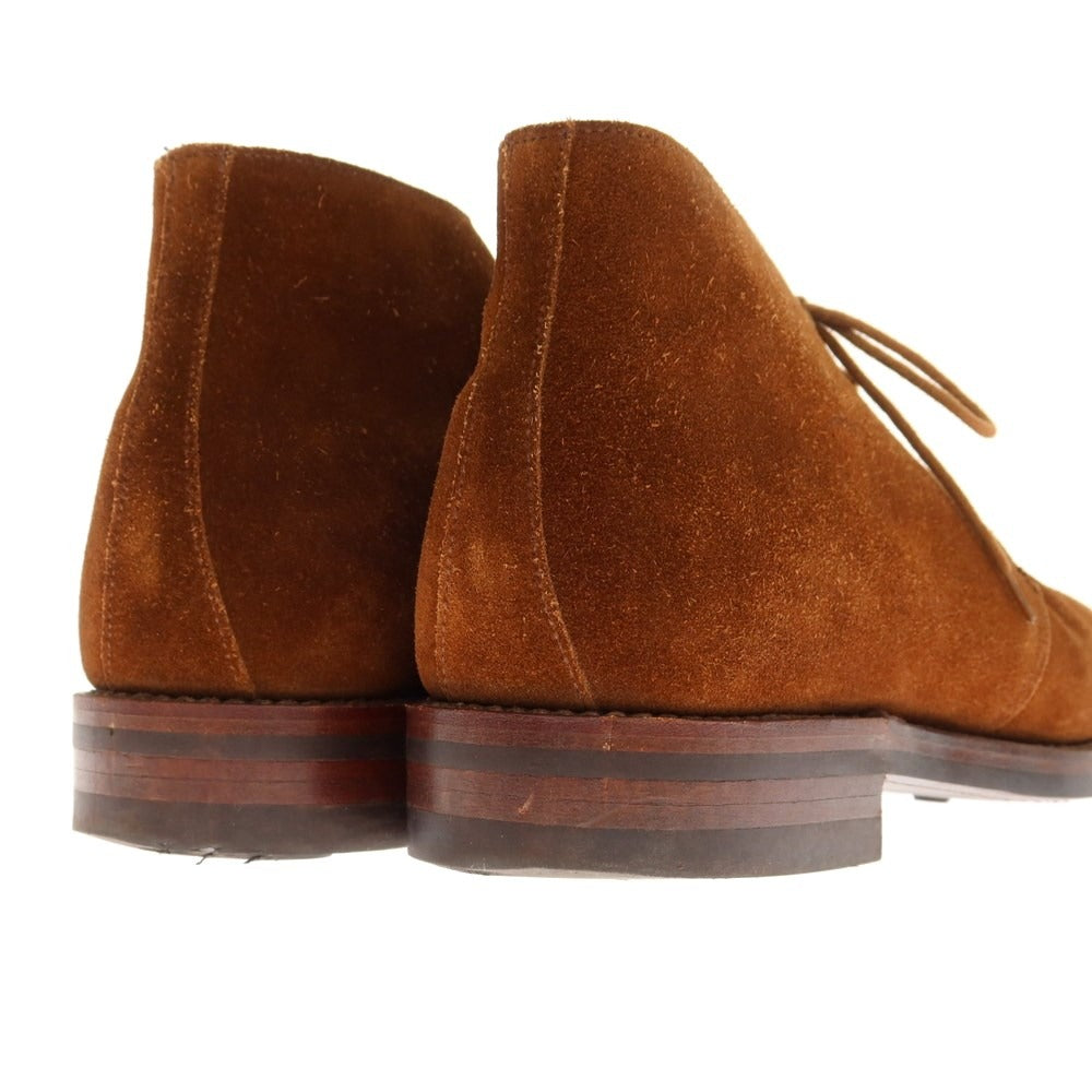 [Used] Crockett &amp;amp; Jones CHERTSEY 3 Suede Chukka Boots Brown [Size 7E] [BRW] [S/S/A/W] [Condition Rank C] [Men&