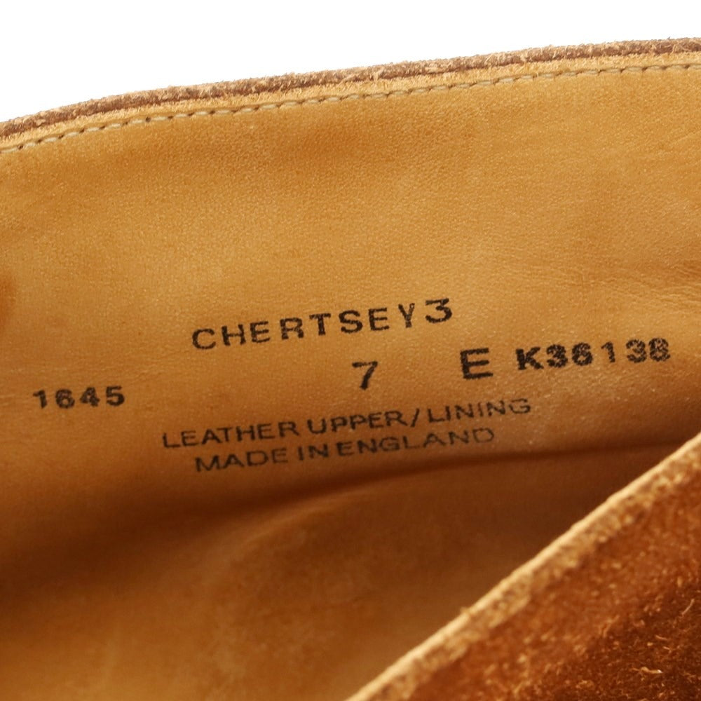 [Used] Crockett &amp;amp; Jones CHERTSEY 3 Suede Chukka Boots Brown [Size 7E] [BRW] [S/S/A/W] [Condition Rank C] [Men&