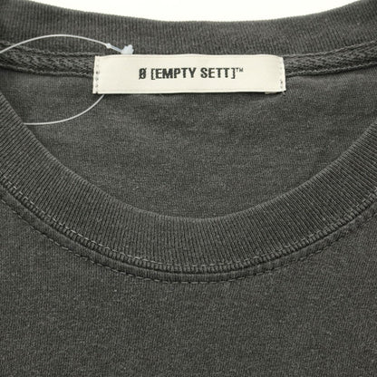 [Used] EMPTY SETT Cotton Short Sleeve Crew Neck T-Shirt Gray [Size FREE] [GRY] [S/S] [Condition Rank B] [Men&