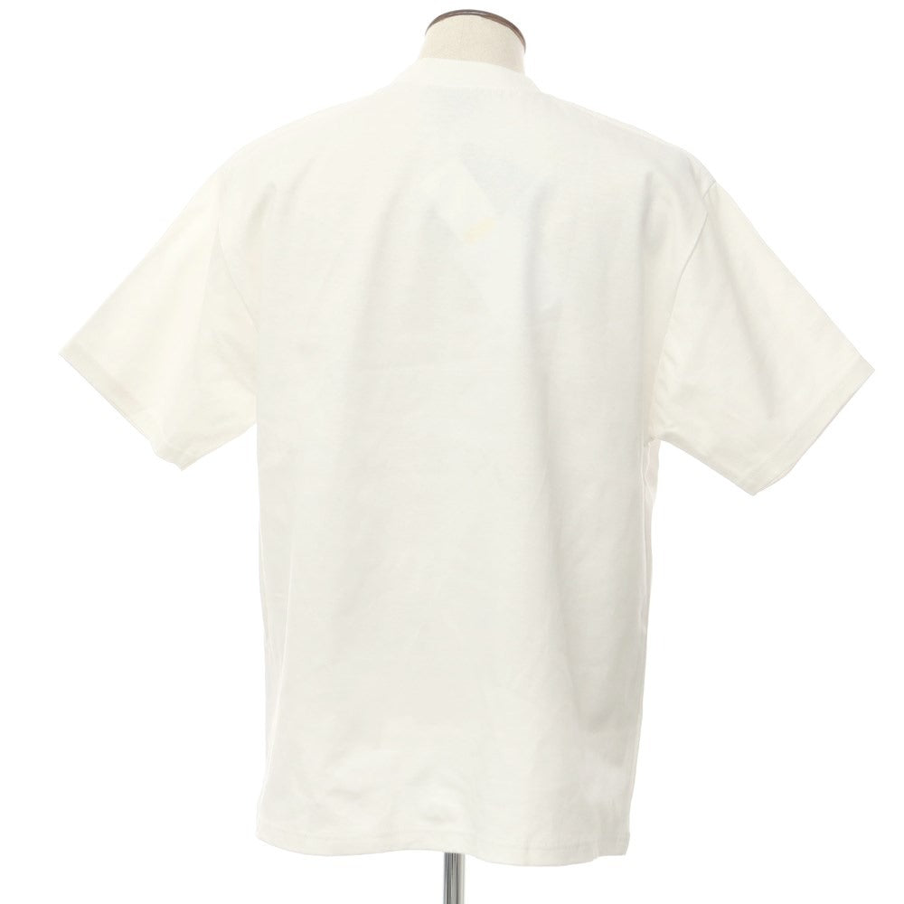 [Used] DOMESTIK Cotton Short Sleeve Crew Neck T-Shirt White [Size XL] [WHT] [S/S] [Condition Rank B] [Men&