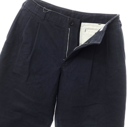 [Used] COMME des GARCONS SHIRT 2022 Spring/Summer Cotton Wide Slacks Pants Navy [Size L] [NVY] [A/W] [Condition Rank C] [Men&