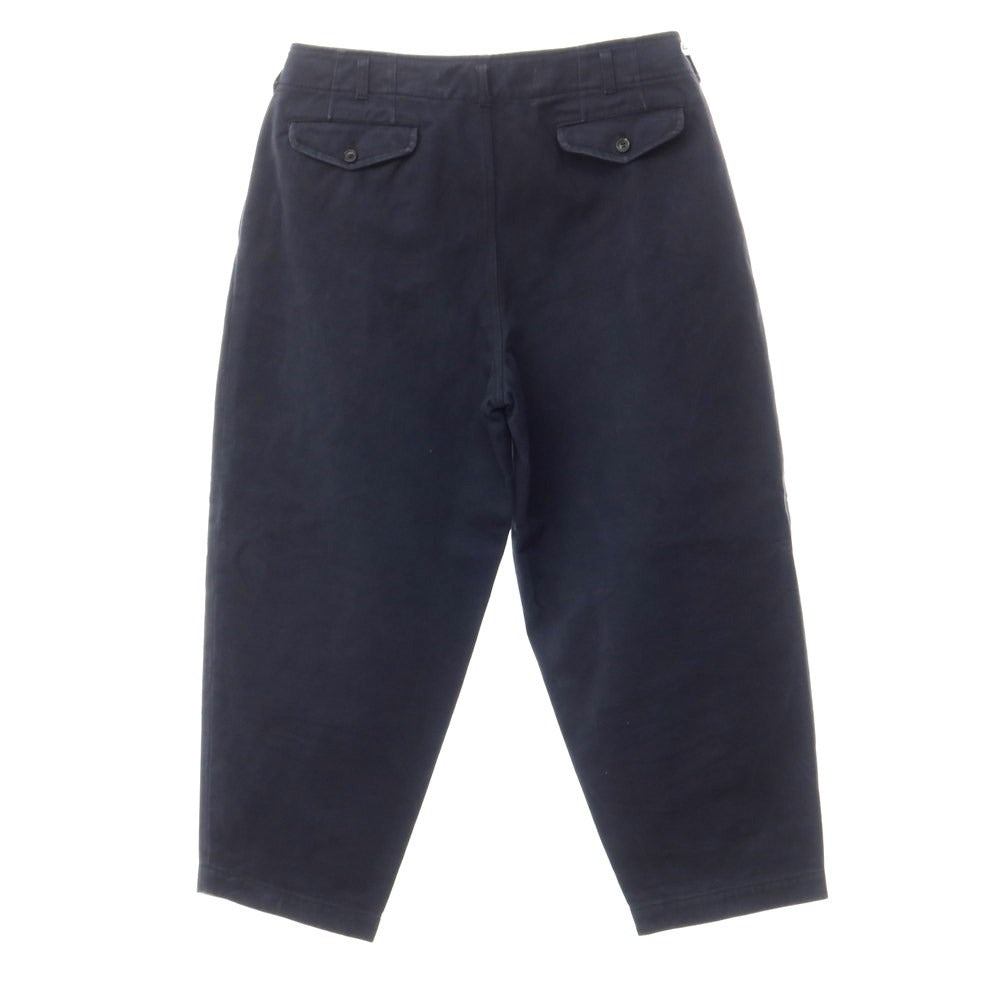 [Used] COMME des GARCONS SHIRT 2022 Spring/Summer Cotton Wide Slacks Pants Navy [Size L] [NVY] [A/W] [Condition Rank C] [Men&