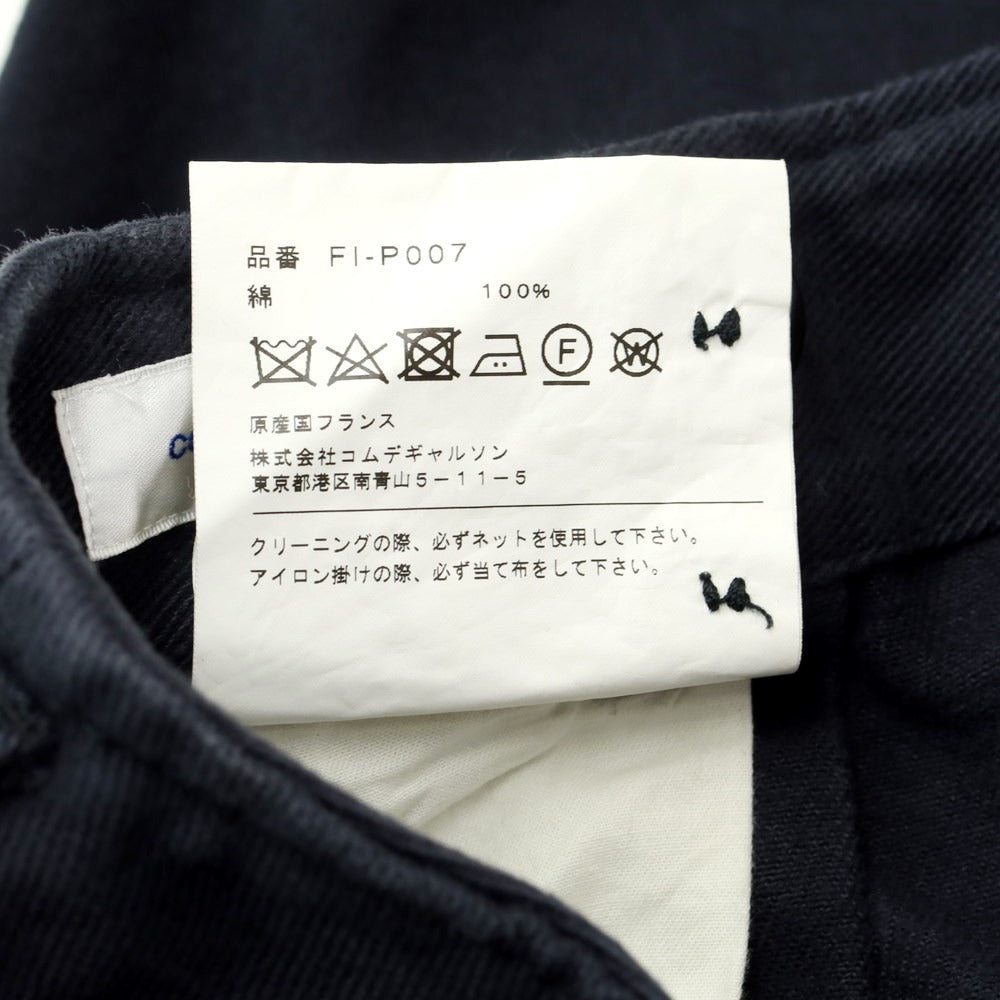 [Used] COMME des GARCONS SHIRT 2022 Spring/Summer Cotton Wide Slacks Pants Navy [Size L] [NVY] [A/W] [Condition Rank C] [Men&