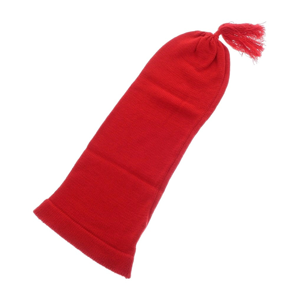 【中古】コムデギャルソンシャツ COMME des GARCONS SHIRT ミドルゲージ ロング ニットキャップ レッド【RED】【S/S/A/W】【状態ランクB】【メンズ】【768996】