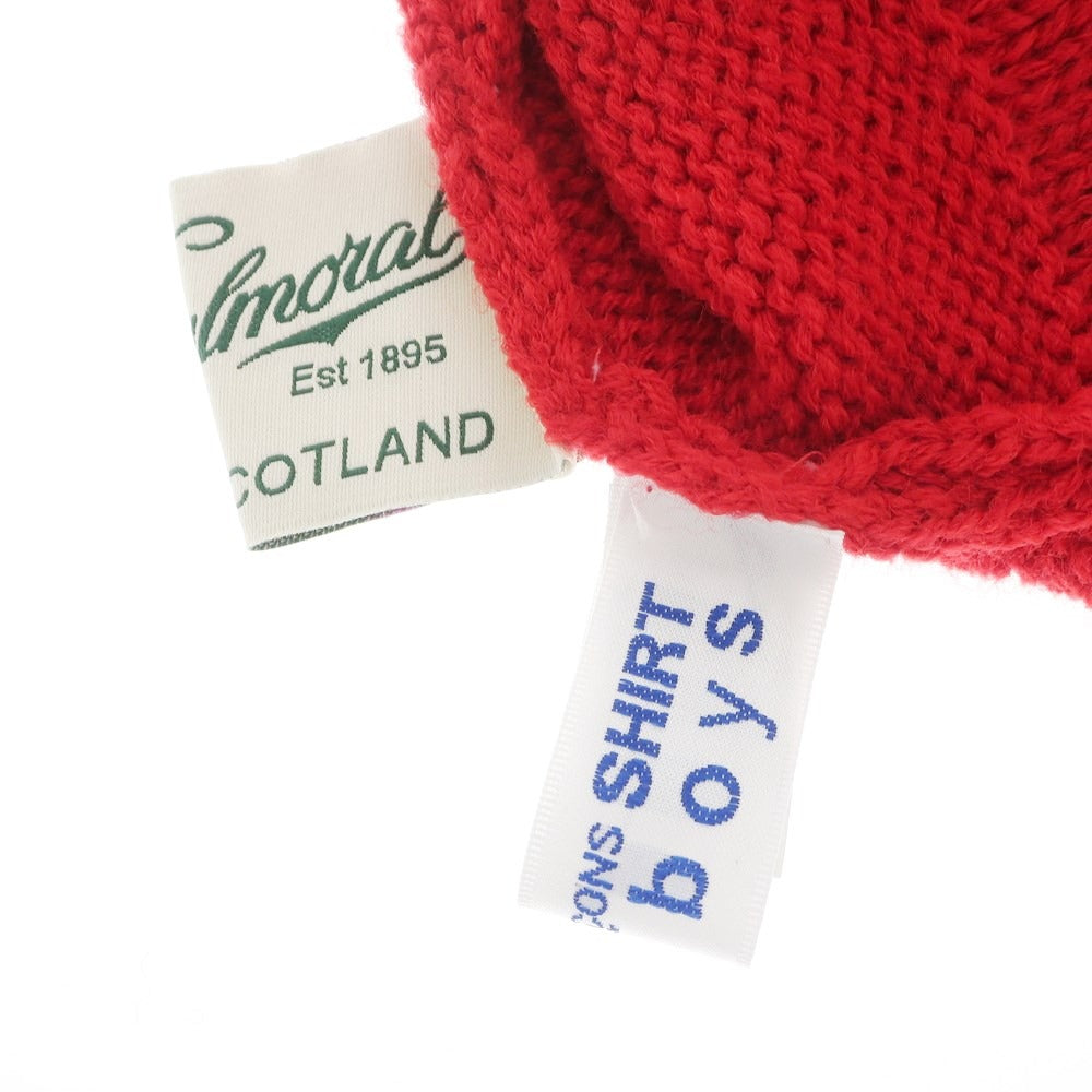 [Used] COMME des GARCONS SHIRT Mid-gauge long knit cap Red [RED] [S/S/A/W] [Condition B] [Men&