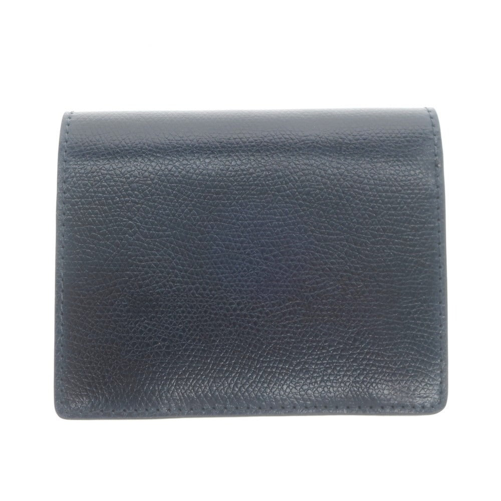 [Used] KUBERA Embossed Cordovan Bi-fold Wallet Navy [NVY] [S/S/A/W] [Condition Rank B] ​​[Men&