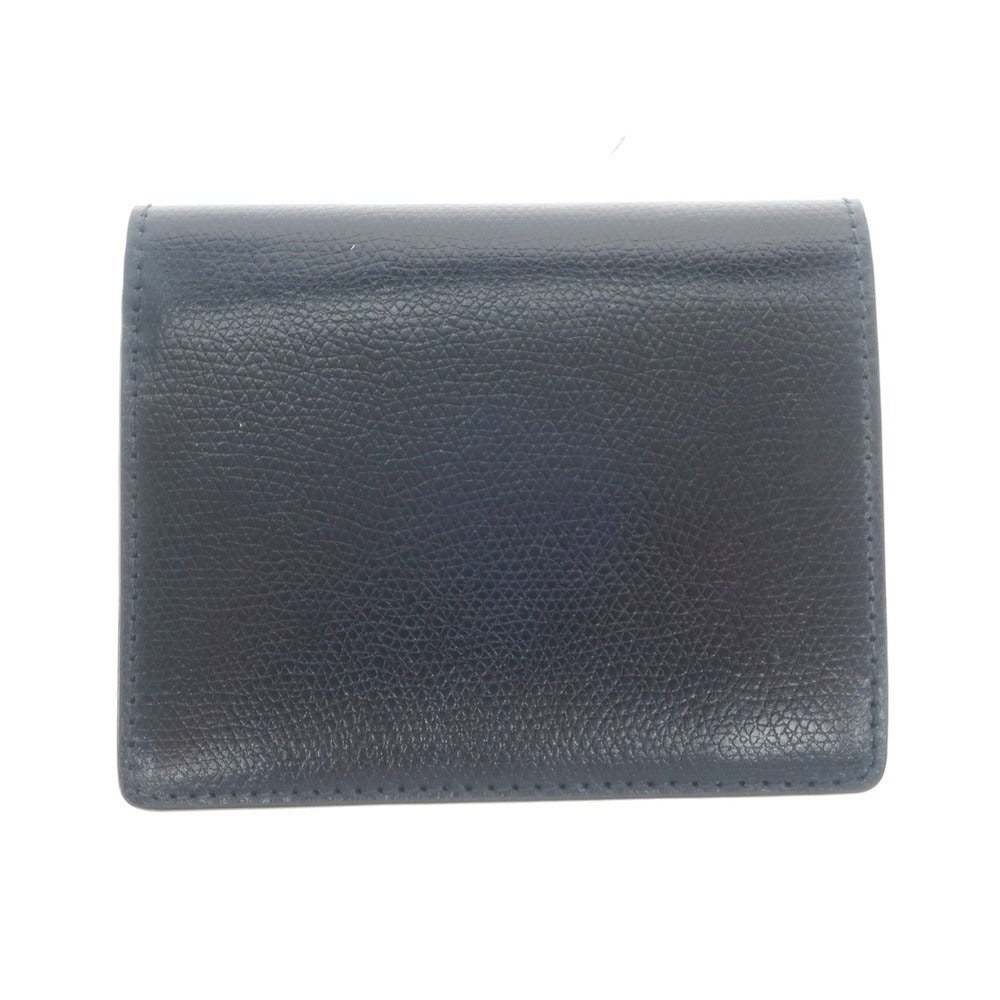 [Used] KUBERA Embossed Cordovan Bi-fold Wallet Navy [NVY] [S/S/A/W] [Condition Rank B] ​​[Men&