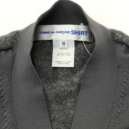 [Used] COMME des GARCONS SHIRT 2022 Autumn/Winter Polyester Wool Cardigan Gray [Size M] [GRY] [A/W] [Condition Rank A] [Men&