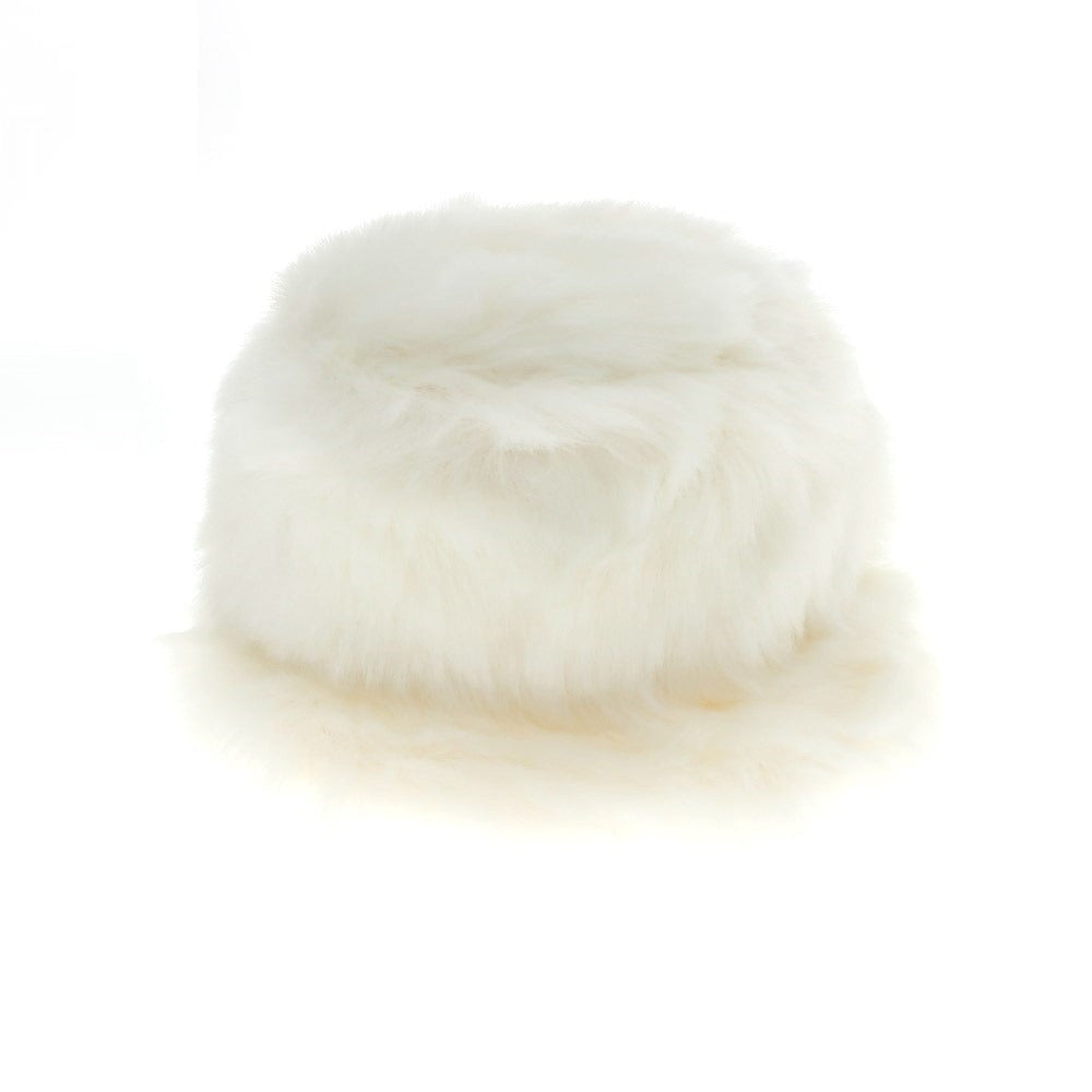 【中古】【未使用】コムデギャルソンシャツ COMME des GARCONS SHIRT 2023年春夏 フェイクファー ハット アイボリー【サイズM】【WHT】【A/W】【状態ランクS】【メンズ】【768996】