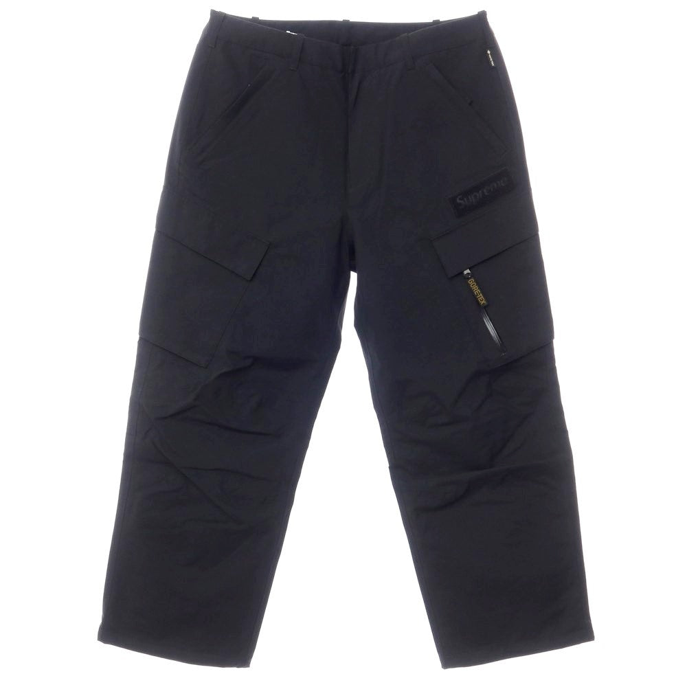 [Used] Supreme 2023 Fall/Winter GORE-TEX Cargo Pant Gore-Tex Nylon Cargo Pants Black [Size 34] [BLK] [A/W] [Condition Rank A] [Men&