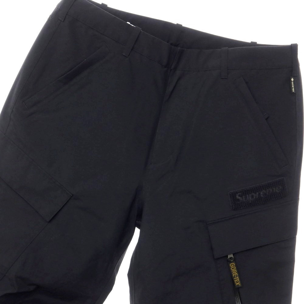 [Used] Supreme 2023 Fall/Winter GORE-TEX Cargo Pant Gore-Tex Nylon Cargo Pants Black [Size 34] [BLK] [A/W] [Condition Rank A] [Men&