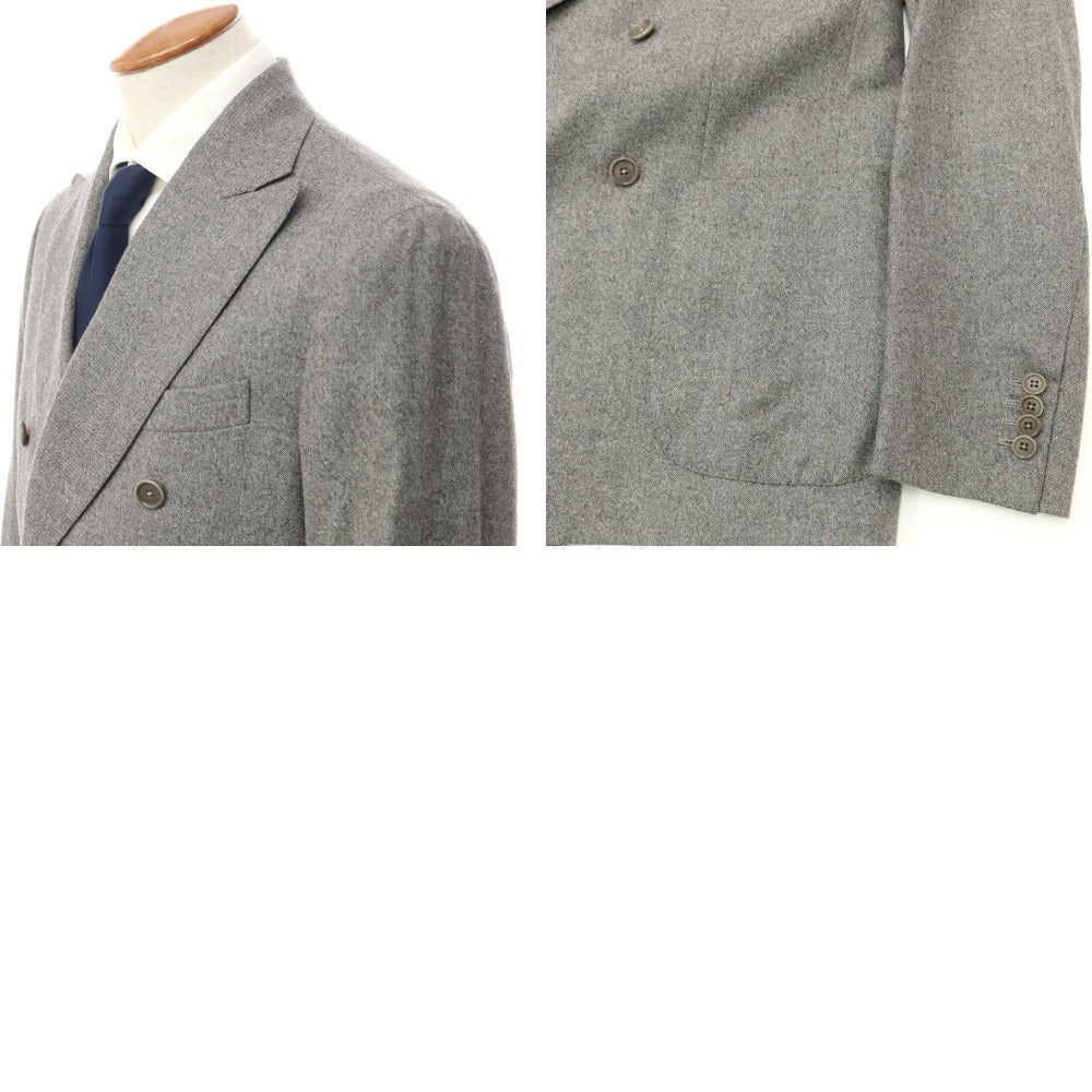 [Used] DE PETRILLO Wool double-breasted suit, grey [Size 46 Drop.8] [GRY] [A/W] [Condition Rank B] ​​[Men&