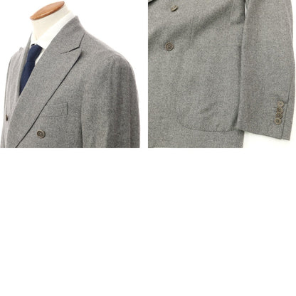 [Used] DE PETRILLO Wool double-breasted suit, grey [Size 46 Drop.8] [GRY] [A/W] [Condition Rank B] ​​[Men&