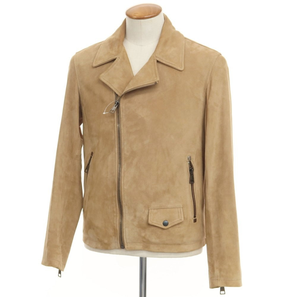 [Used] SILENCE Goat suede leather double rider jacket beige [Size 46] [BEI] [A/W] [Condition rank C] [Men&