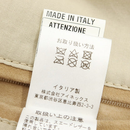 [Used] SILENCE Goat suede leather double rider jacket beige [Size 46] [BEI] [A/W] [Condition rank C] [Men&