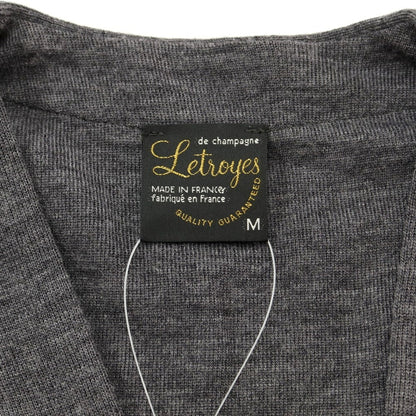 [Used] Letroyes Wool Knit Vest, Grey [Size M] [GRY] [A/W] [Condition Rank C] [Men&