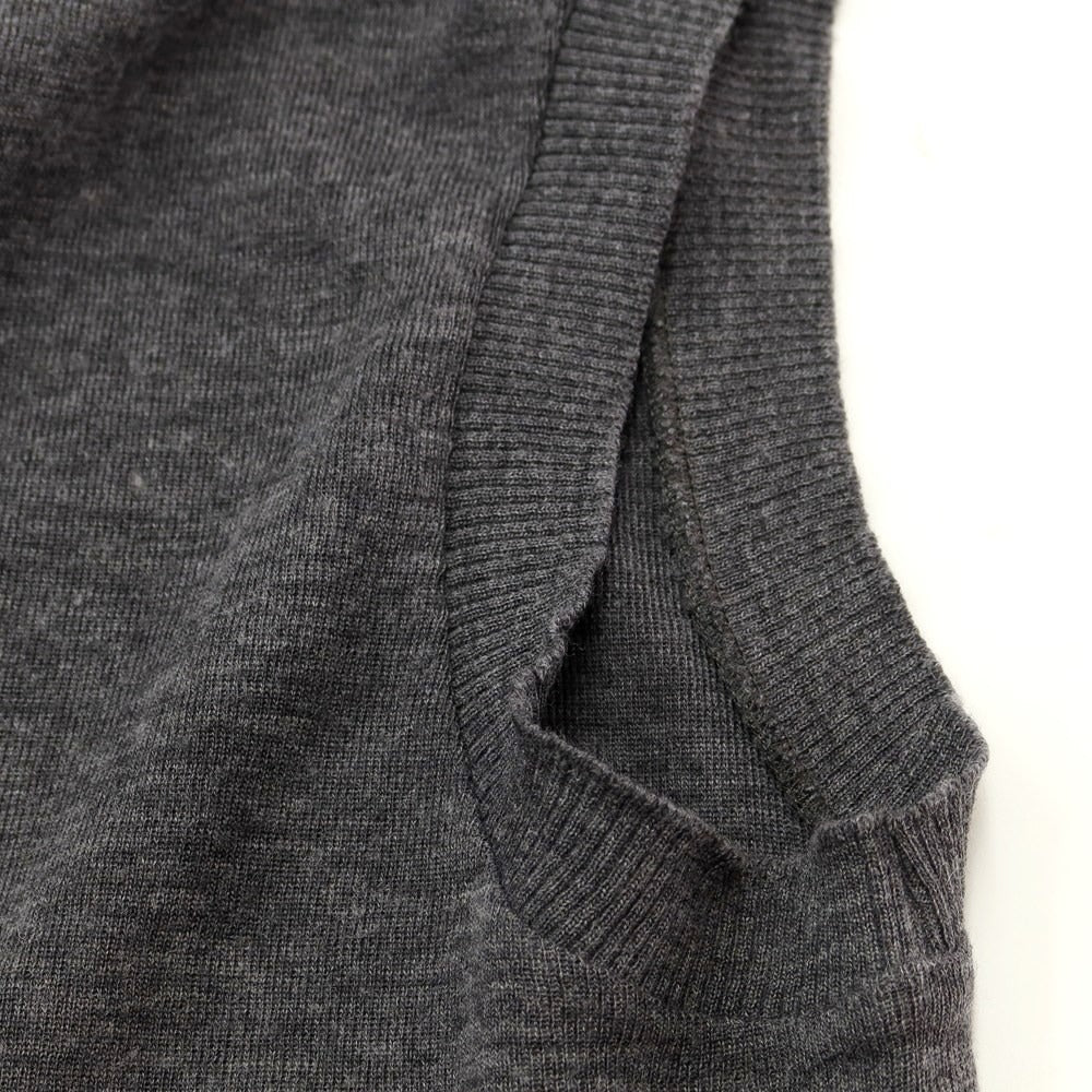 [Used] Letroyes Wool Knit Vest, Grey [Size M] [GRY] [A/W] [Condition Rank C] [Men&