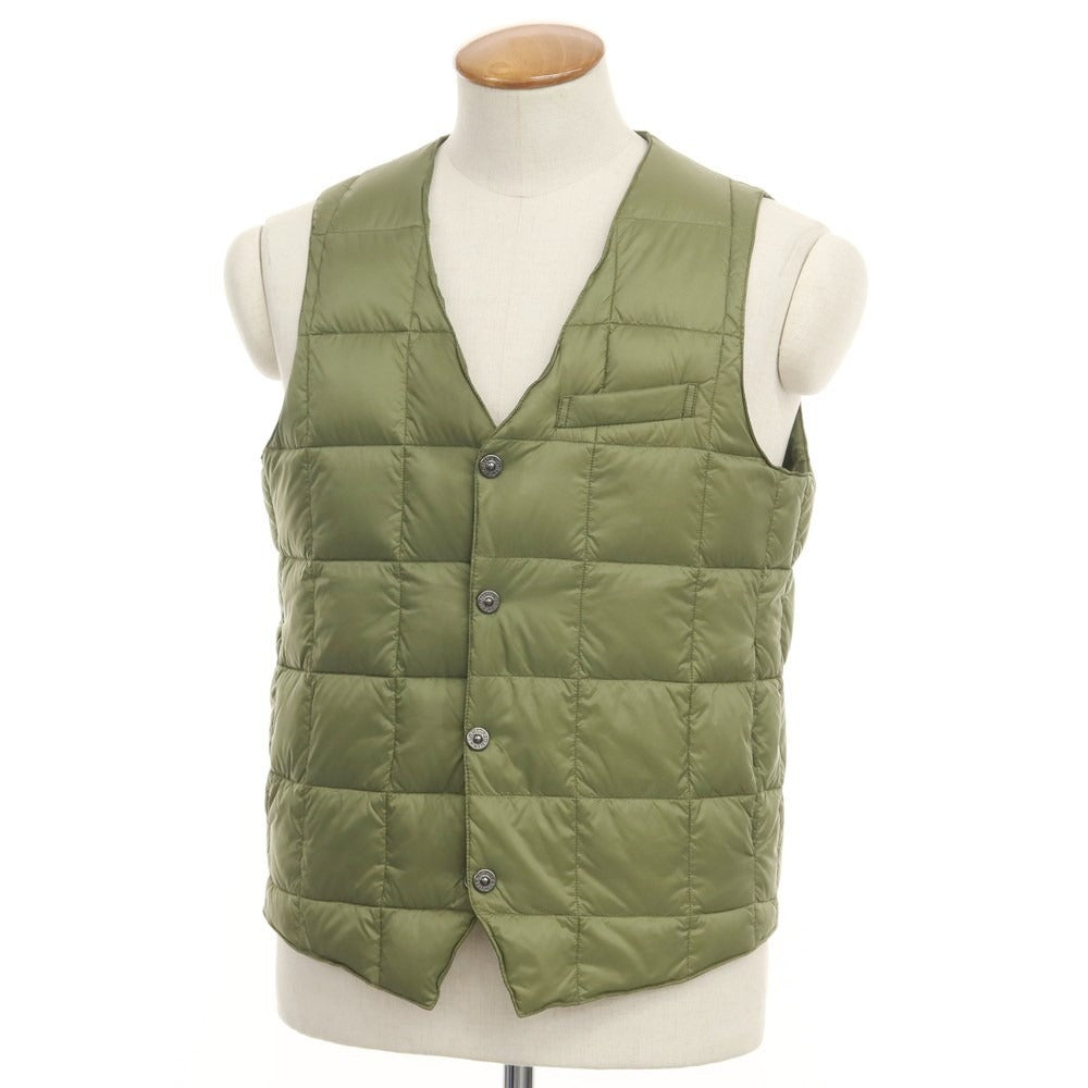 [Used] TAION Nylon Down Vest Olive [Size M] [GRN] [A/W] [Condition Rank B] ​​[Men&