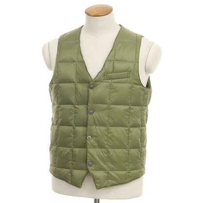 [Used] TAION Nylon Down Vest Olive [Size M] [GRN] [A/W] [Condition Rank B] ​​[Men&