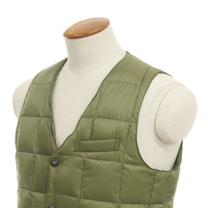 [Used] TAION Nylon Down Vest Olive [Size M] [GRN] [A/W] [Condition Rank B] ​​[Men&