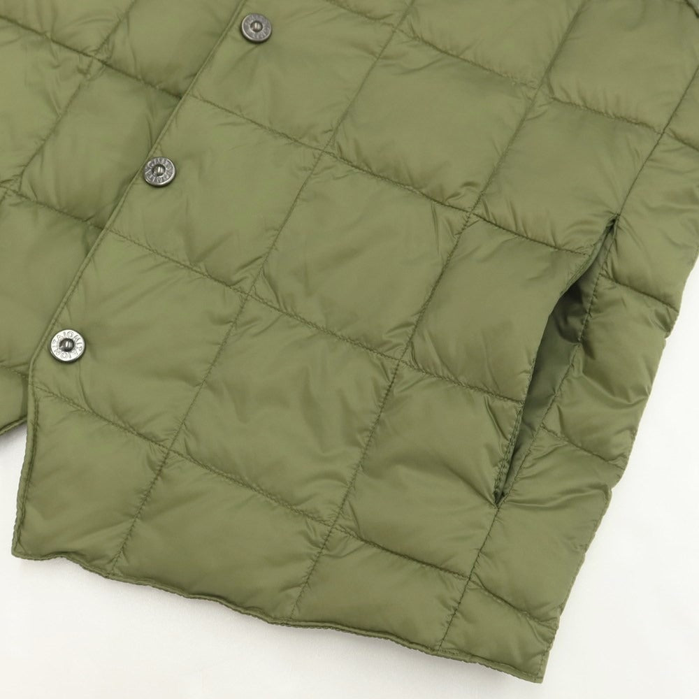 [Used] TAION Nylon Down Vest Olive [Size M] [GRN] [A/W] [Condition Rank B] ​​[Men&