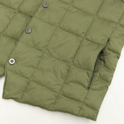 [Used] TAION Nylon Down Vest Olive [Size M] [GRN] [A/W] [Condition Rank B] ​​[Men&