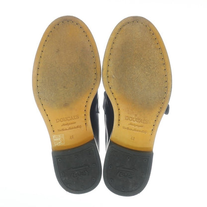 [Used] DOUCALS Unlined Strap Loafers Black [Size 42] [BLK] [S/S/A/W] [Condition Rank B] ​​[Men&