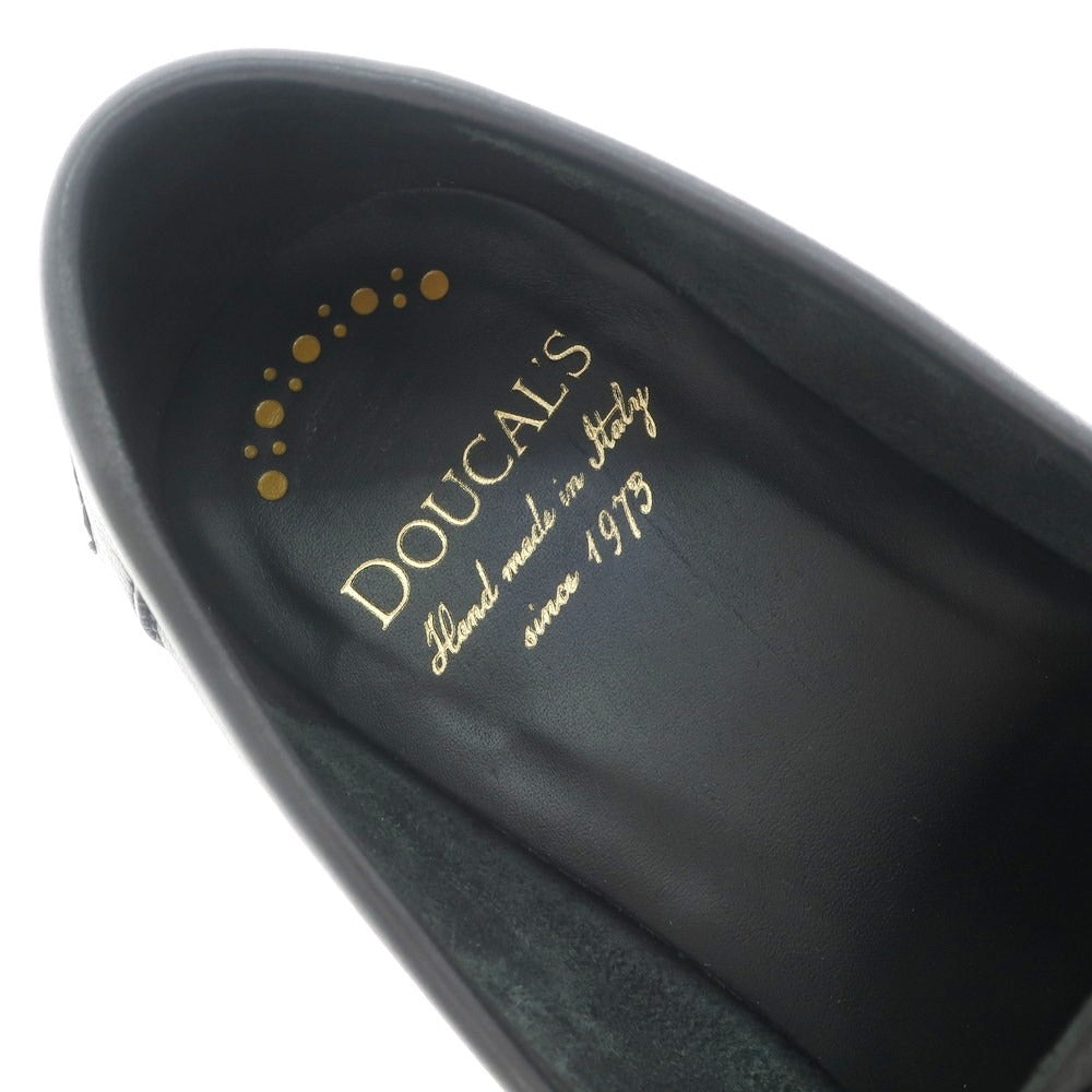 [Used] DOUCALS Unlined Strap Loafers Black [Size 42] [BLK] [S/S/A/W] [Condition Rank B] ​​[Men&