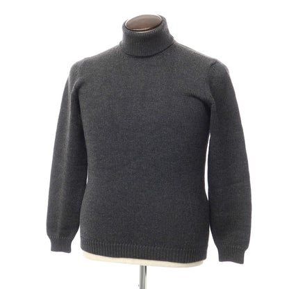 [Used] ROBERTO COLLINA Wool turtleneck pullover knit, dark grey [Size 50] [GRY] [A/W] [Condition Rank B] ​​[Men&