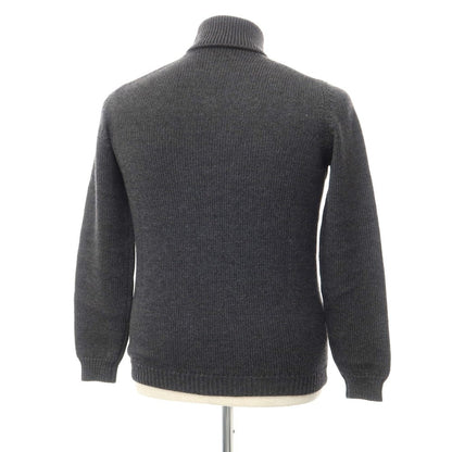 [Used] ROBERTO COLLINA Wool turtleneck pullover knit, dark grey [Size 50] [GRY] [A/W] [Condition Rank B] ​​[Men&