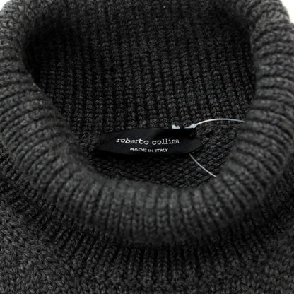 [Used] ROBERTO COLLINA Wool turtleneck pullover knit, dark grey [Size 50] [GRY] [A/W] [Condition Rank B] ​​[Men&