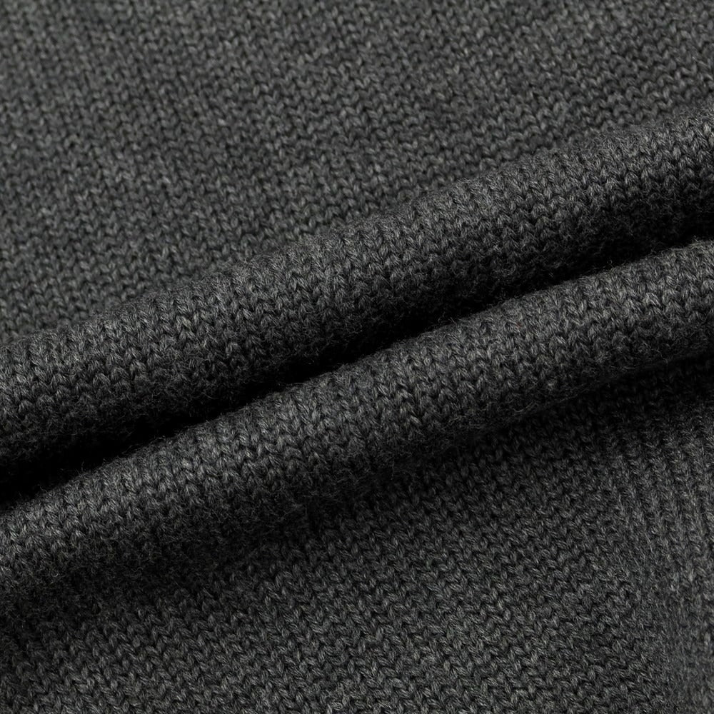 [Used] ROBERTO COLLINA Wool turtleneck pullover knit, dark grey [Size 50] [GRY] [A/W] [Condition Rank B] ​​[Men&