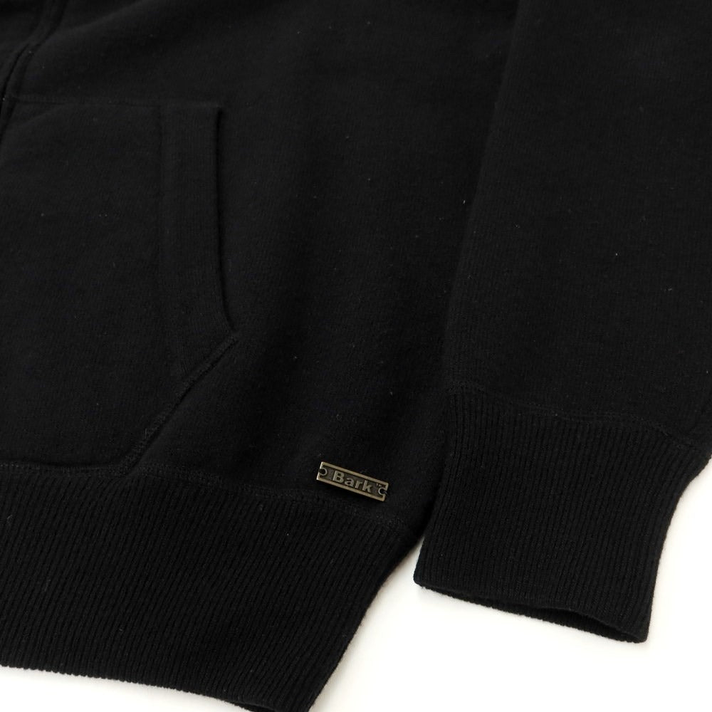 [Used] BARK wool cashmere stand-up collar zip-up knit cardigan, black [Size L] [BLK] [A/W] [Condition Rank C] [Men&