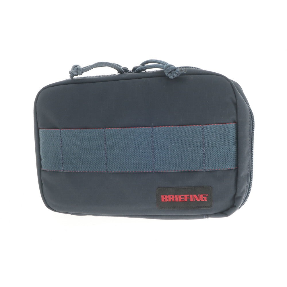 【中古】ブリーフィング BRIEFING リップストップナイロン 内クッション ポーチ ネイビー【W20xH14xD4.5】【NVY】【S/S/A/W】【状態ランクB】【メンズ】【768979】