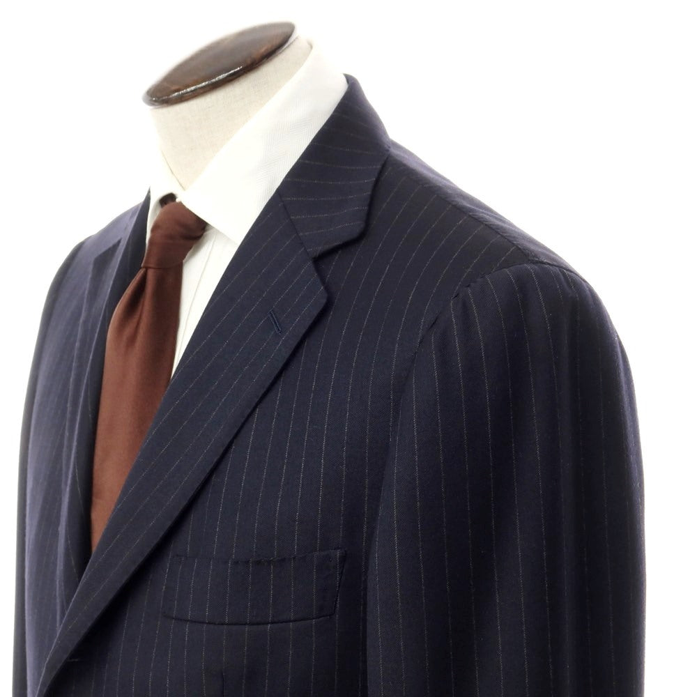 [Used] SOVEREIGN Wool Striped 3-Button Suit Navy x Gray [Size 52] [NVY] [A/W] [Condition Rank D] [Men&