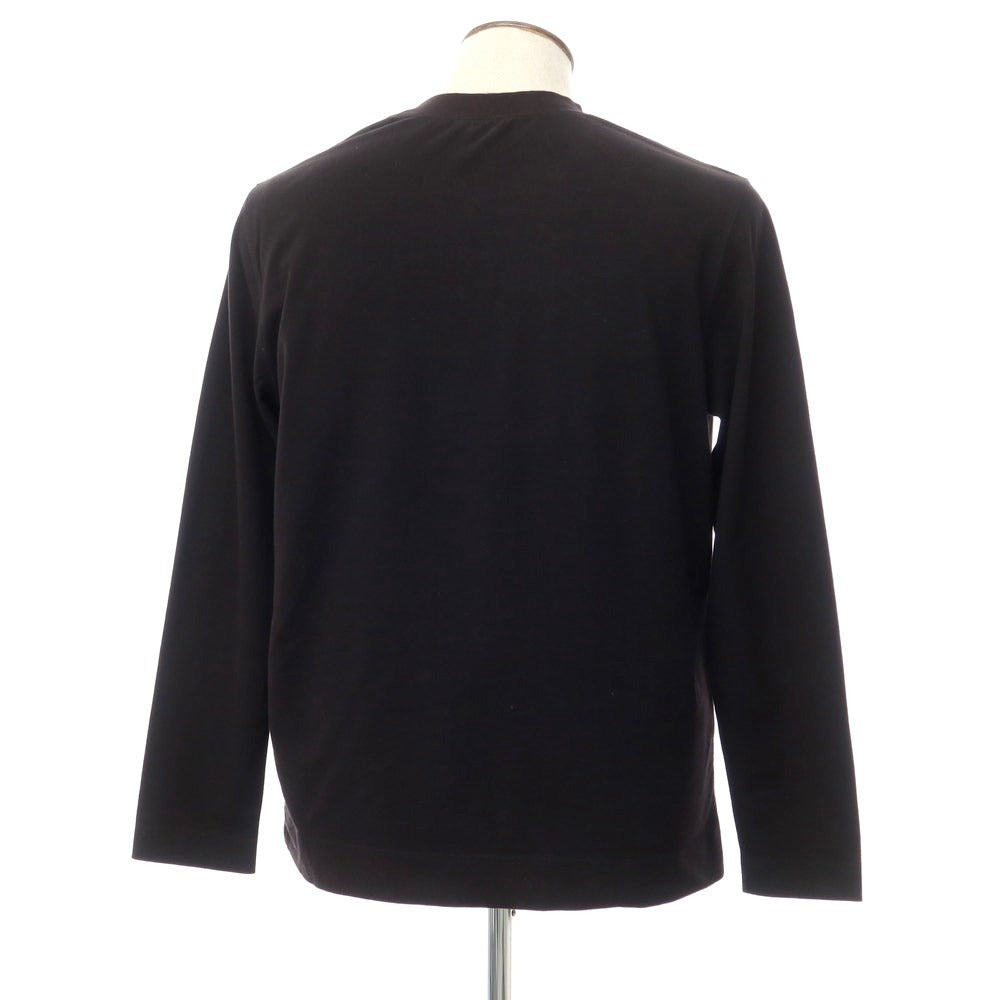 [Used] CIRCOLO 1901 Cotton Long Sleeve Crew Neck T-Shirt Black [Size XL] [BLK] [S/S/A/W] [Condition Rank C] [Men&