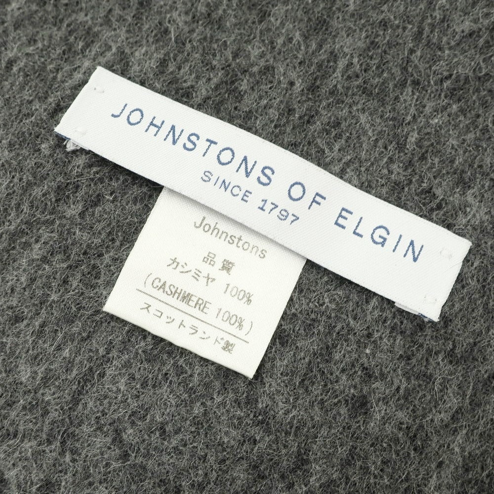 [Used] Johnstons Cashmere Fringe Scarf Gray [GRY] [A/W] [Condition Rank B] ​​[Men&