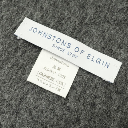 [Used] Johnstons Cashmere Fringe Scarf Gray [GRY] [A/W] [Condition Rank B] ​​[Men&