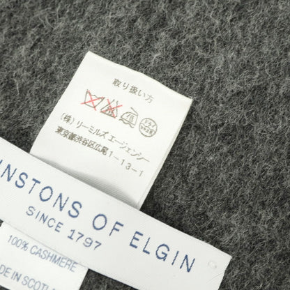 [Used] Johnstons Cashmere Fringe Scarf Gray [GRY] [A/W] [Condition Rank B] ​​[Men&