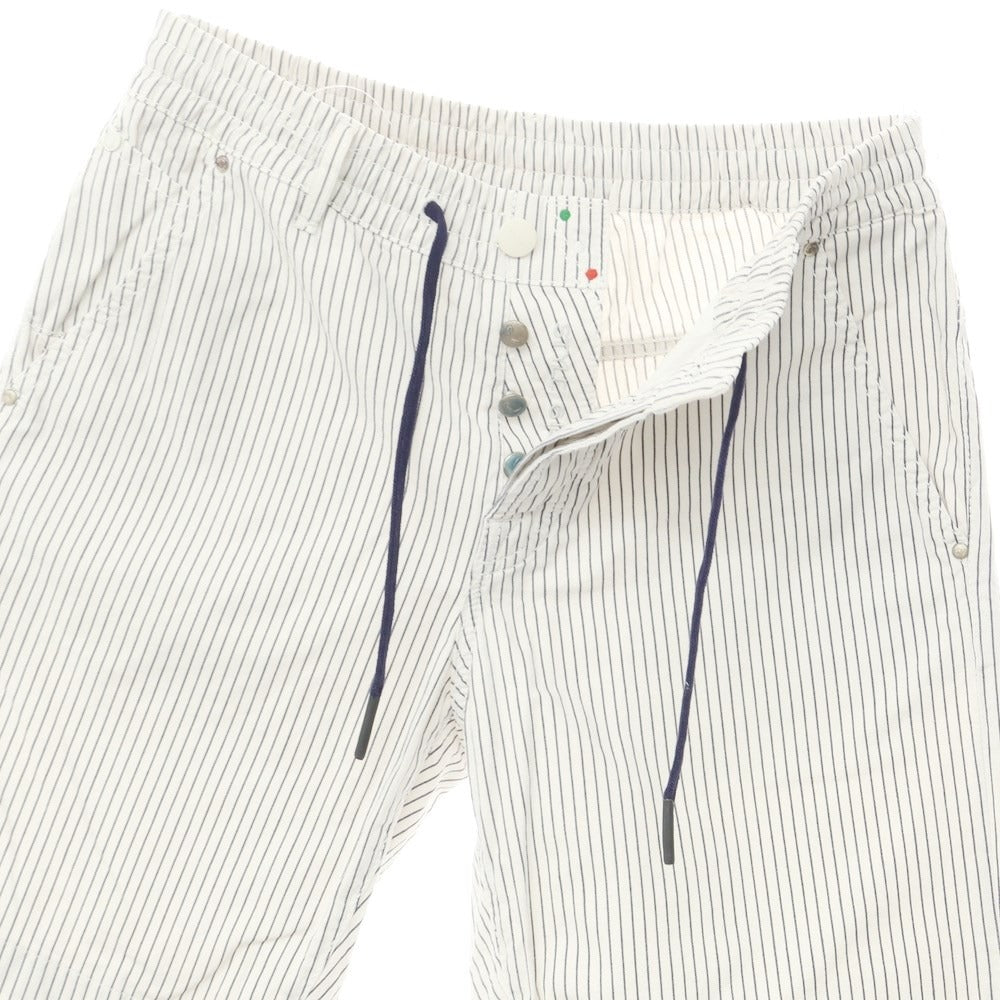 [Used] JACOB COHEN J6154 Stretch Cotton Striped Shorts White x Navy [29] [Condition Rank B] [Men&