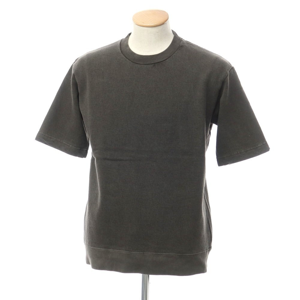 [Used] Three Dots Cotton Sweatshirt Crew Neck Short Sleeve T-Shirt Dark Warm Gray [S] [Condition Rank B] [Men&