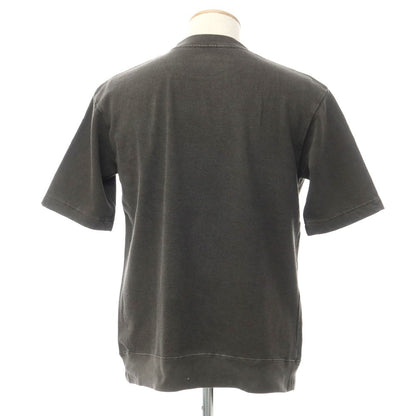 [Used] Three Dots Cotton Sweatshirt Crew Neck Short Sleeve T-Shirt Dark Warm Gray [S] [Condition Rank B] [Men&