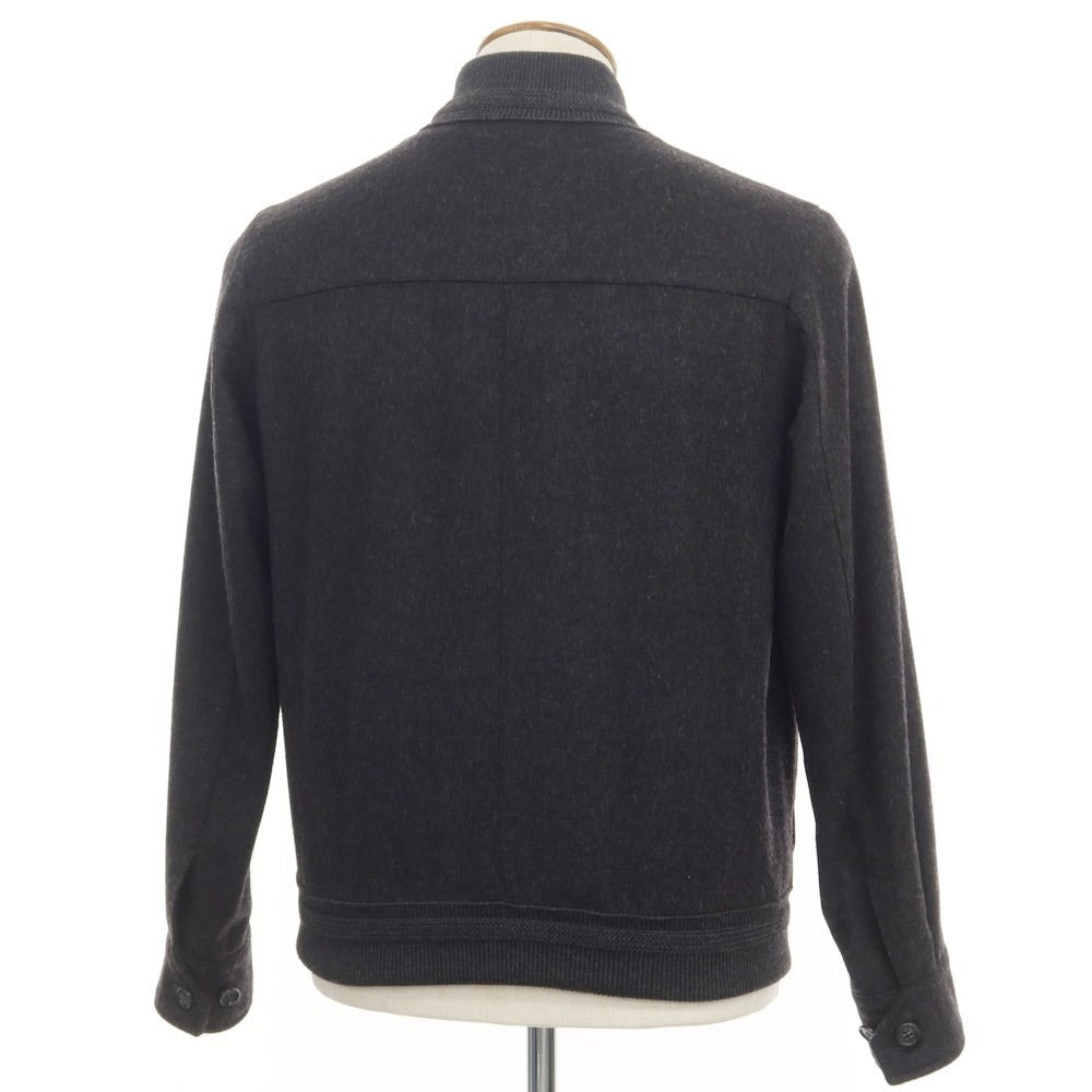 [Used] Cinquanta Wool Nylon Stand Collar Blouson Black x Grey [Size 46] [GRY] [A/W] [Condition Rank B] ​​[Men&