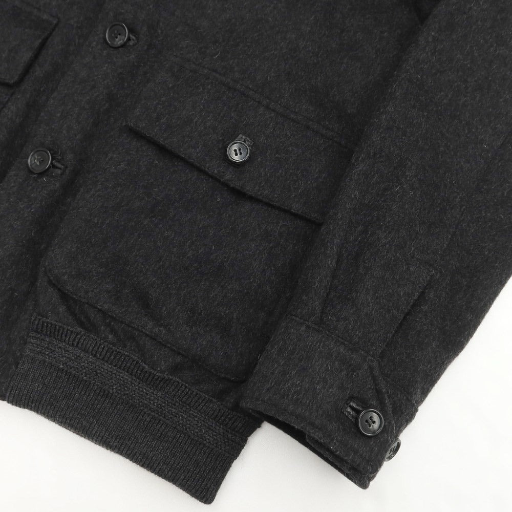 [Used] Cinquanta Wool Nylon Stand Collar Blouson Black x Grey [Size 46] [GRY] [A/W] [Condition Rank B] ​​[Men&