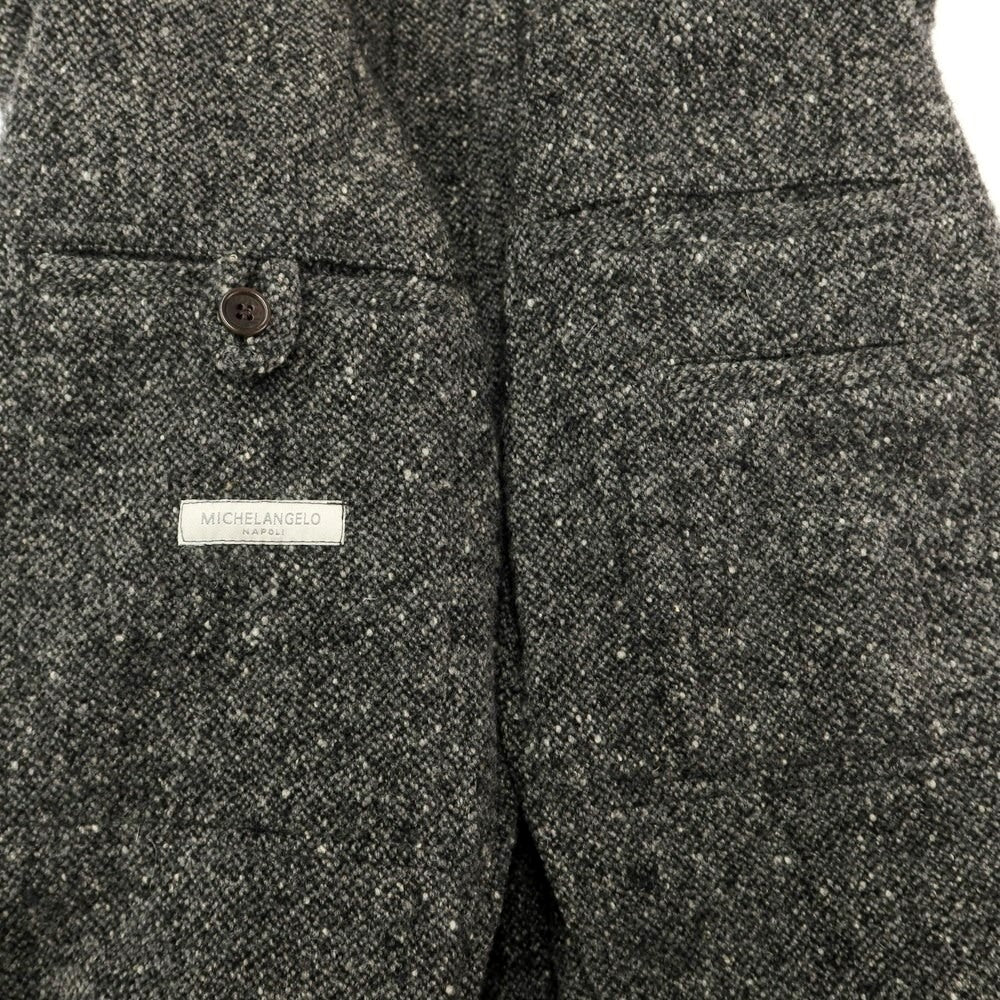 [Used] Michelangelo MICHELANGELO Tweed Wool Jacket Gray [Size 46] [GRY] [A/W] [Condition Rank B] ​​[Men&