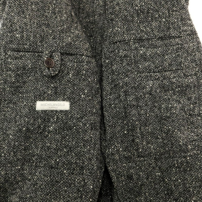 [Used] Michelangelo MICHELANGELO Tweed Wool Jacket Gray [Size 46] [GRY] [A/W] [Condition Rank B] ​​[Men&