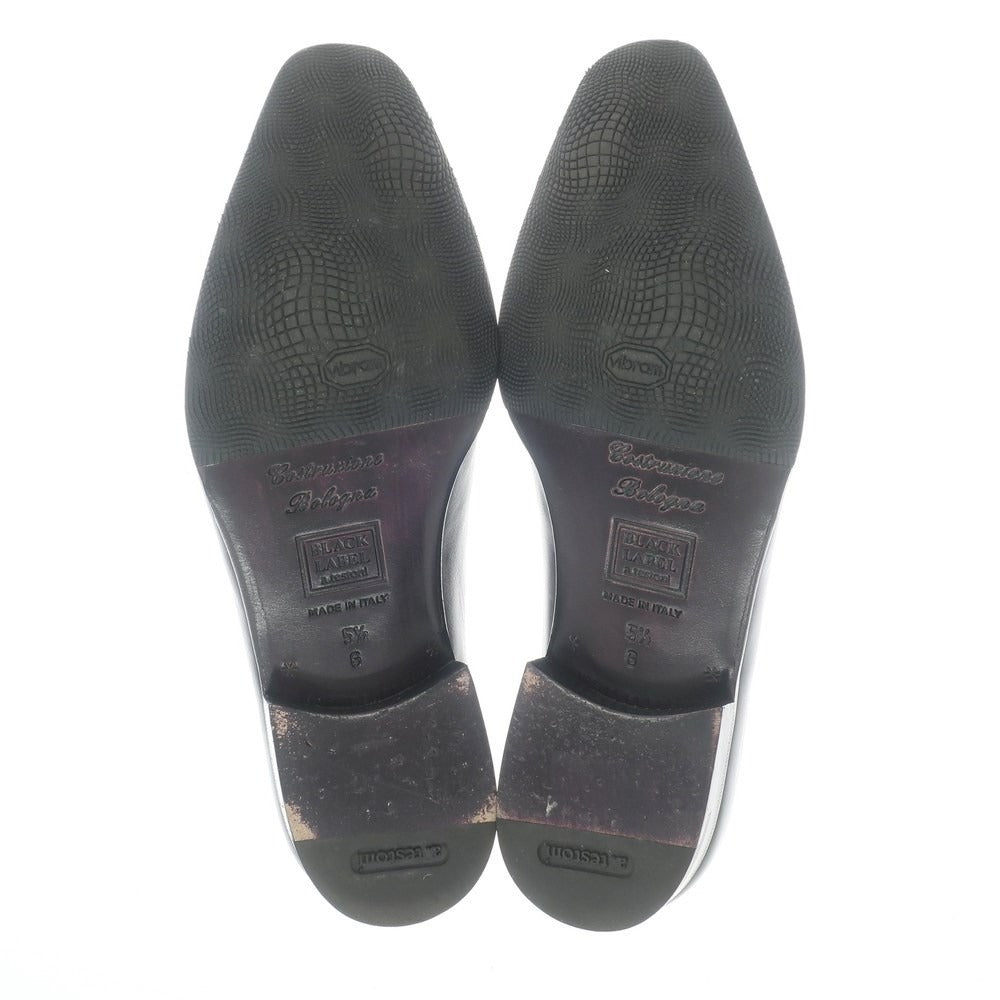 [Used] a.testoni Elastic Loafers Black [Size 5 1/2] [BLK] [S/S/A/W] [Condition Rank A] [Men&