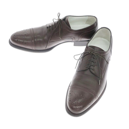 [Used] a.testoni straight tip dress shoes, dark brown [size 6] [BRW] [S/S/A/W] [Condition rank A] [Men&