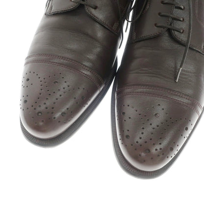 [Used] a.testoni straight tip dress shoes, dark brown [size 6] [BRW] [S/S/A/W] [Condition rank A] [Men&