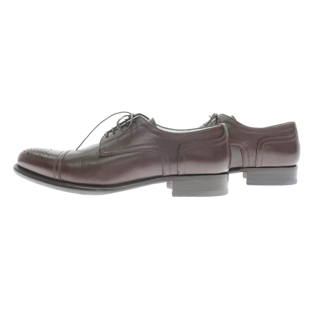 [Used] a.testoni straight tip dress shoes, dark brown [size 6] [BRW] [S/S/A/W] [Condition rank A] [Men&